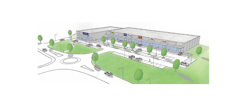 FIDUROCK zahájil stavbu Retail Parku Milevsko